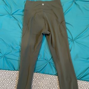 lululemon Align Leggings Olive Green